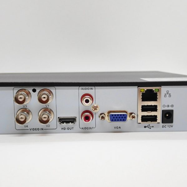 Hibridinis skaitmeninis 4 kanalų įrašymo įrenginys DVR-NVR CVBS, AHD,TVI, CVI+IP, 5MP, H.265+ - Image 4