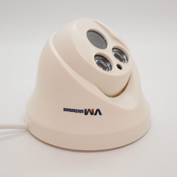 5Mpix kupolinė vidinė IP kamera 2IR 3.6mm