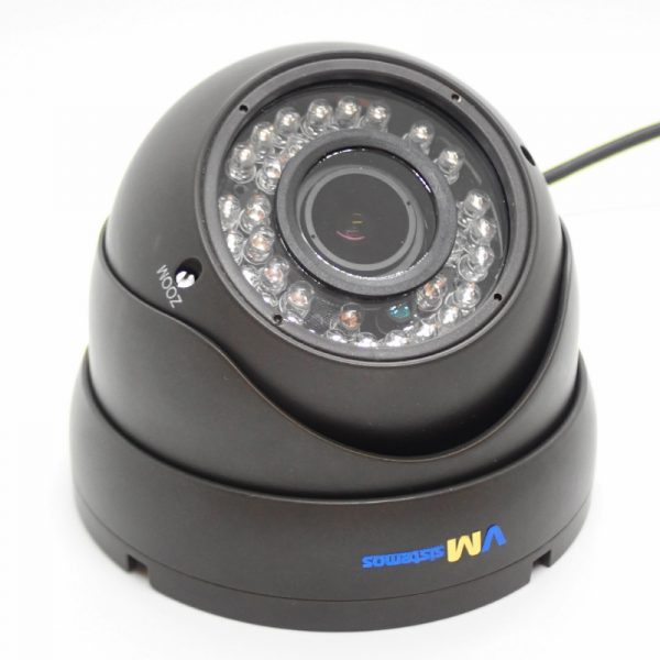 Analoginė AHD 5Mpix kupolinė lauko kamera 2.8-12mm