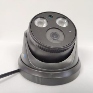Analoginė AHD 2Mpix kupolinė vidinė kamera 2IR 3.6mm, juoda