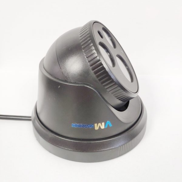 Analoginė AHD 2Mpix kupolinė vidinė kamera 2IR 3.6mm, juoda - Image 2