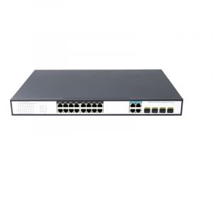 16 portų Gigabit PoE tinklo komutatorius su 4 Gigabit Combo Uplink portais
